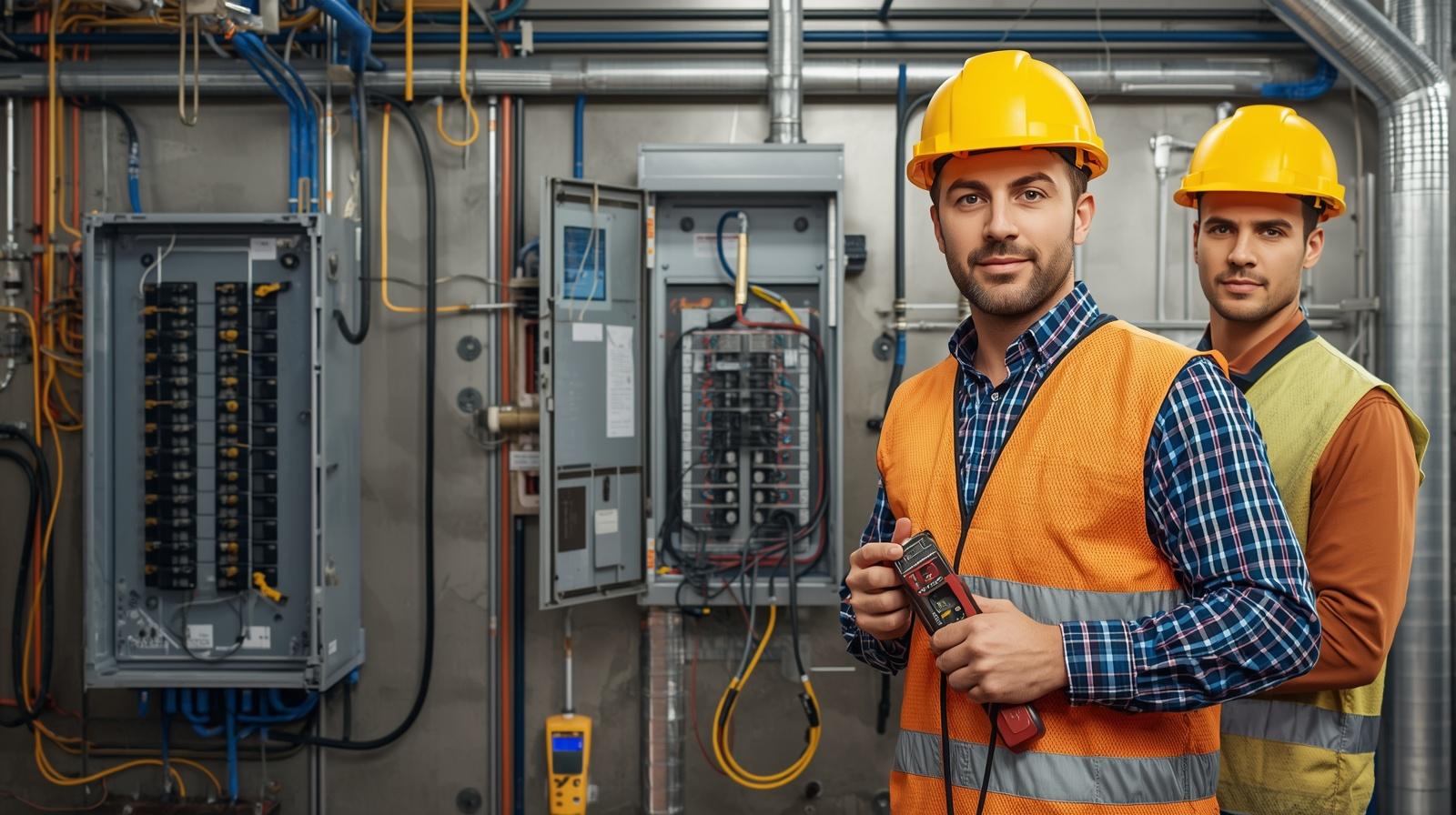 buatkan banner realistis kontraktor instalasi e